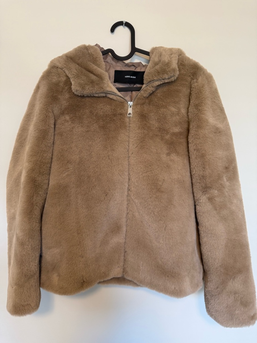 Vero Moda Women's Faux Fur Zip Jacket